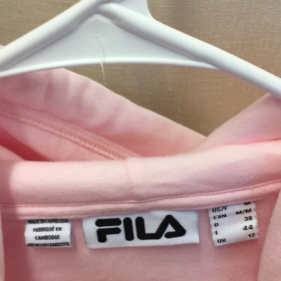 Fila Pink Hoodie - Picture 3 of 5